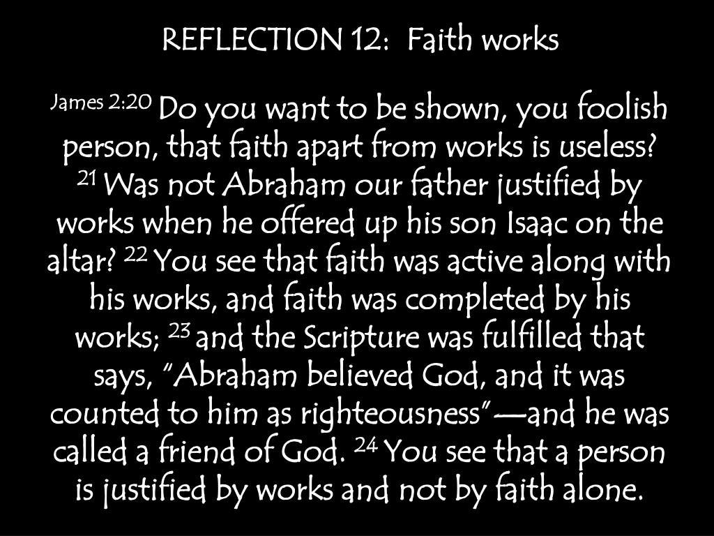 PPT - The Vital Connection Between Faith and Works: Insights from James ...