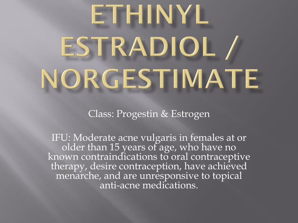 norgestimate ethinyl estradiol