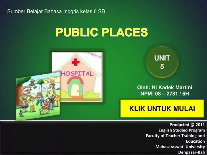 PPT Sumber Belajar Bahasa Inggris kelas 6 SD PowerPoint 