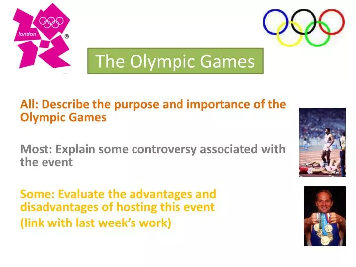 advantages and disadvantages of the olympic games But as the cost of hosting rose inexorably, so did the supposed benefits the olympics and the world cup are now routinely described as economic engines. advantages and disadvantages of the olympic games But as the cost of hosting rose inexorably, so did the supposed benefits the olympics and the world cup are now routinely described as economic engines.