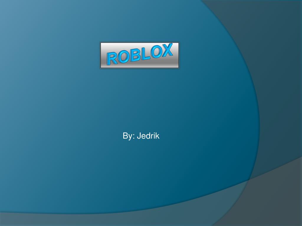 Ppt Roblox Powerpoint Presentation Free Download Id 1697887