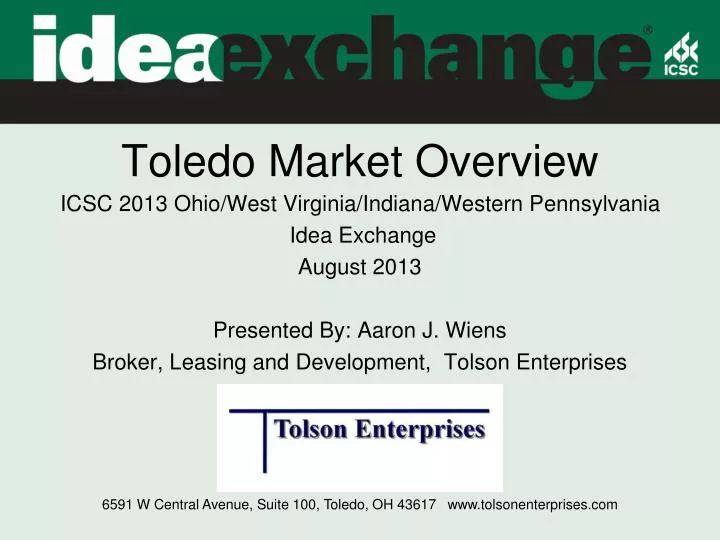 PPT Toledo Market Overview PowerPoint Presentation, free download