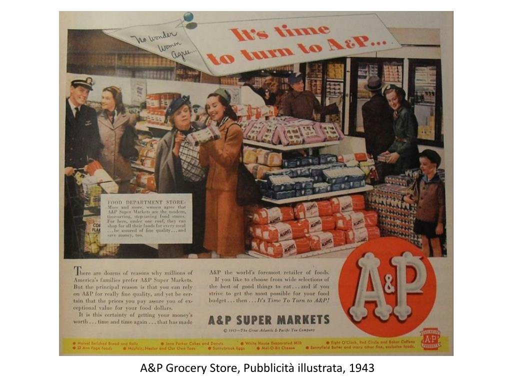Advertising market is a market. General foods 1945.