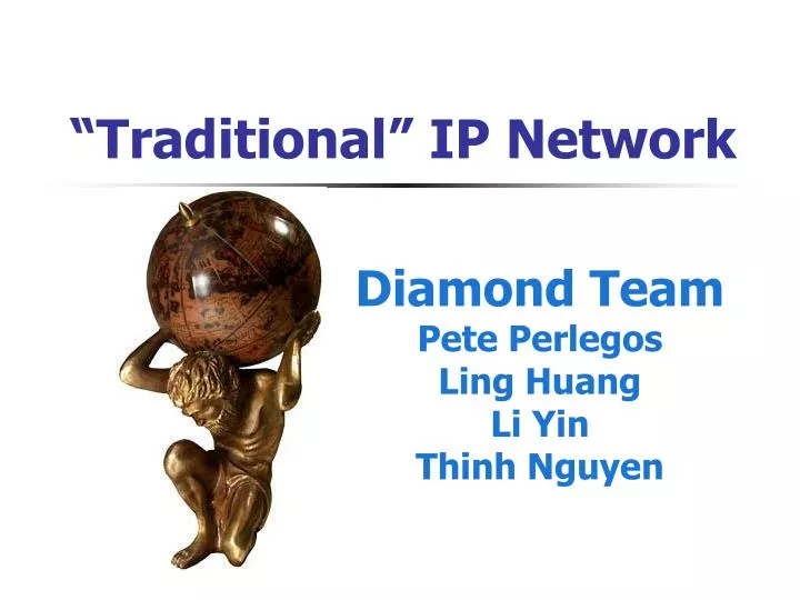 PPT - “Traditional” IP Network PowerPoint Presentation, free download ...