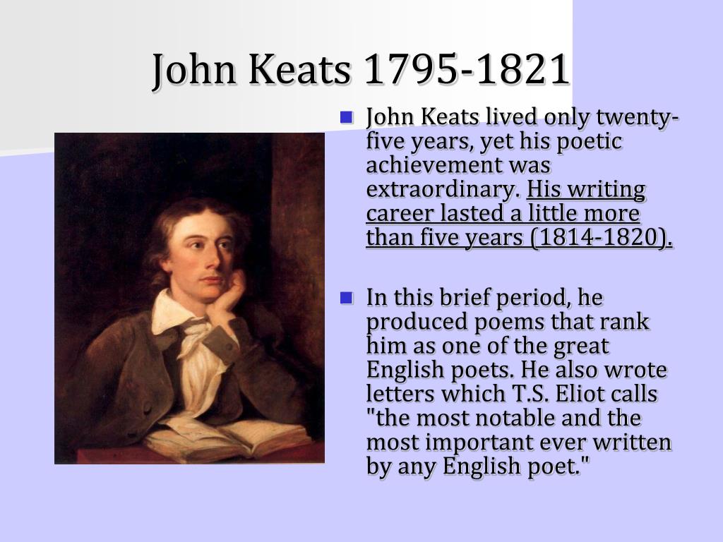 dissertation on john keats