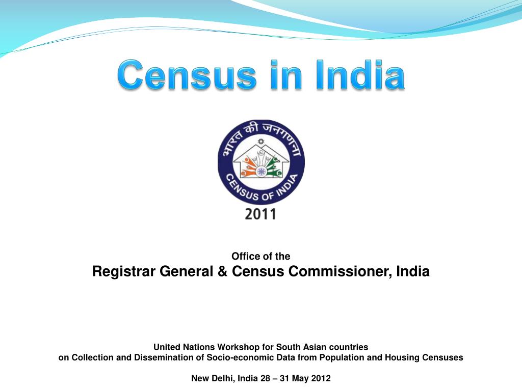 PPT Office of the Registrar General & Census Commissioner, India