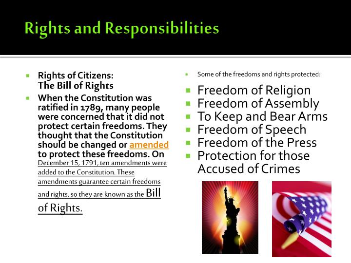 citizenship a right and a responsibility citizenship a right and a responsibility