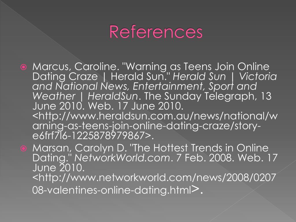 Herald Sun online dating