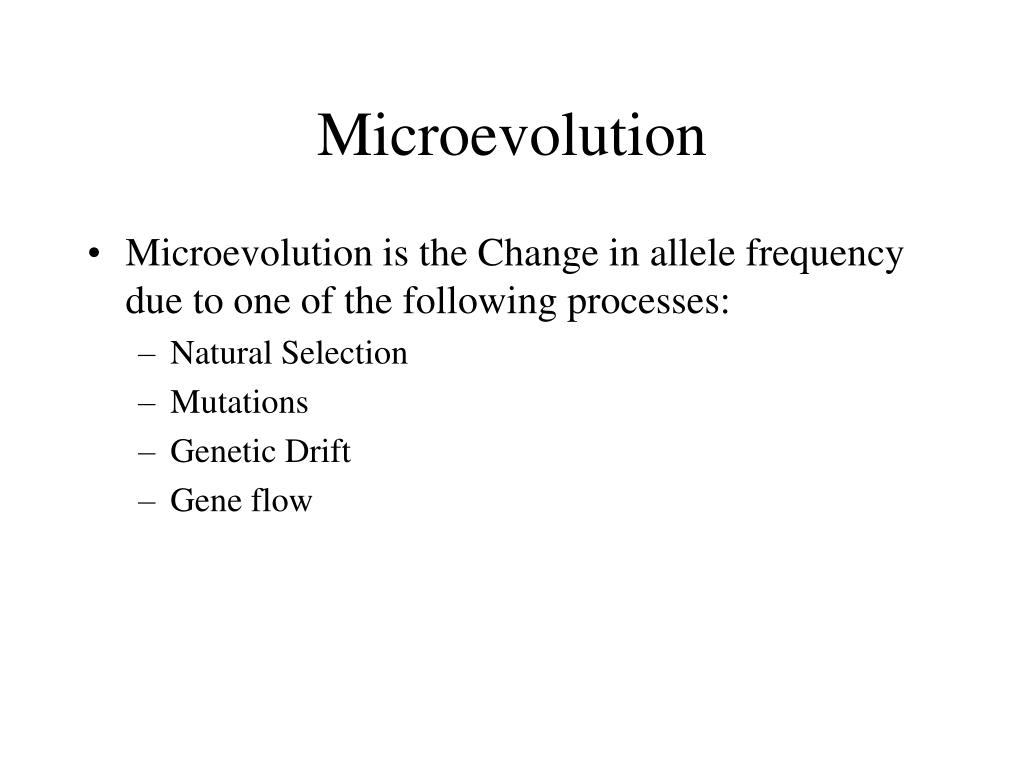 Ppt microevolution powerpoint presentation free download id 1702101