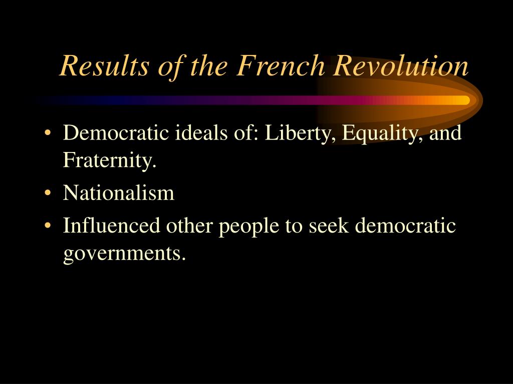 results of the french revolution