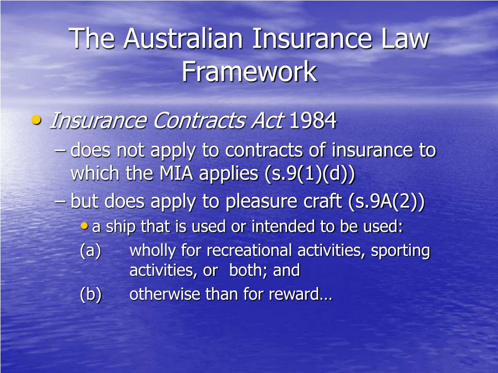 PPT - What is a policy of marine insurance? Gibbs v MMI [2003] HCA 39 ...