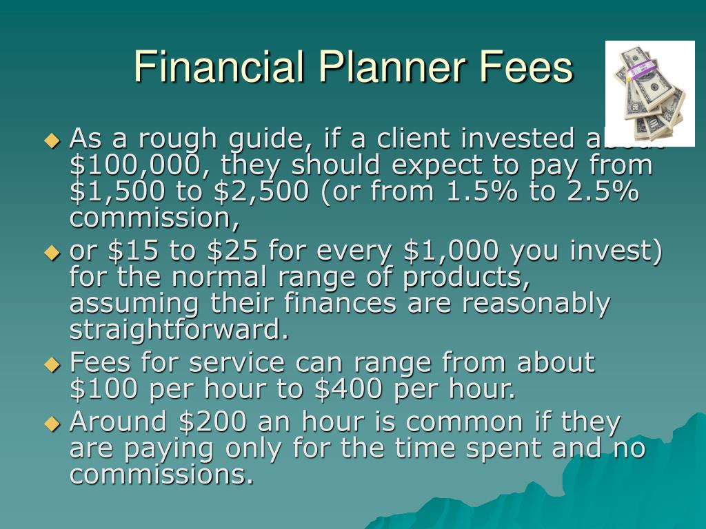 PPT Financial Planners What do they do? PowerPoint Presentation