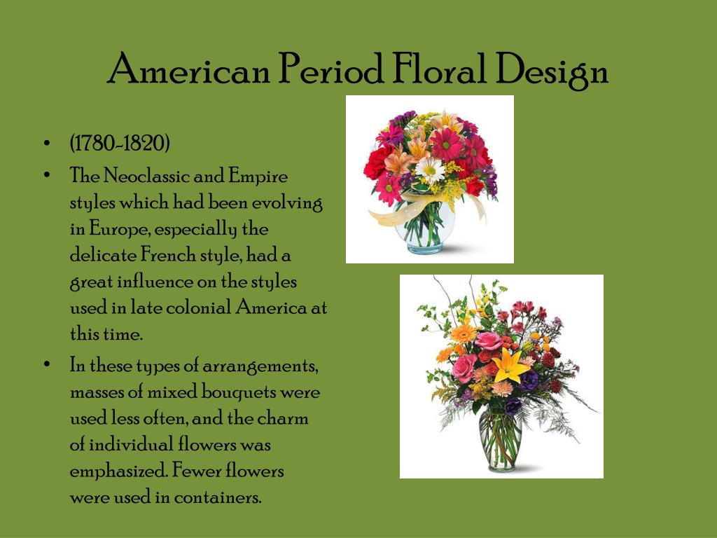 PPT - The History of Floral Design PowerPoint Presentation, free download -  ID:1703018