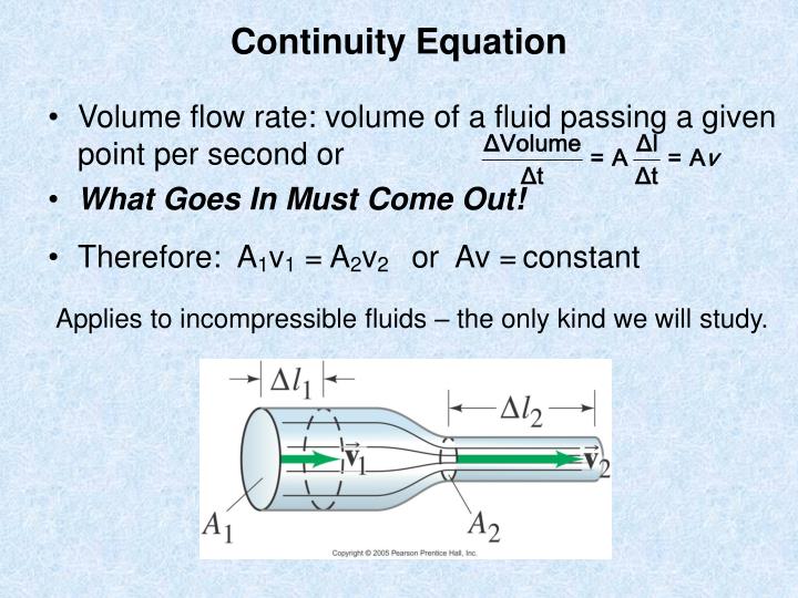 continuity equation fluid mechanics continuity equation fluid mechanics