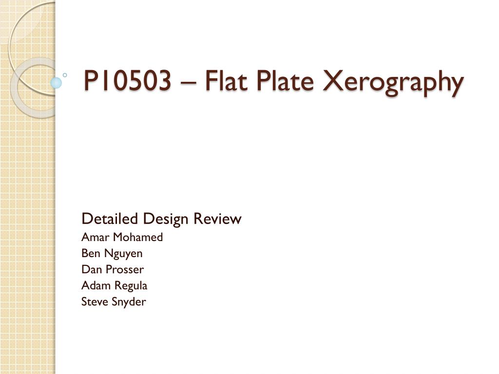 presentation on xerography