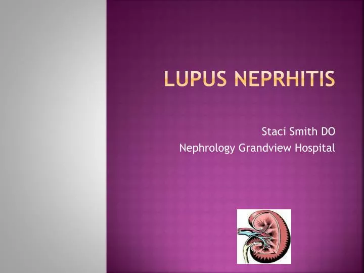 lupus nephritis ppt presentation free download