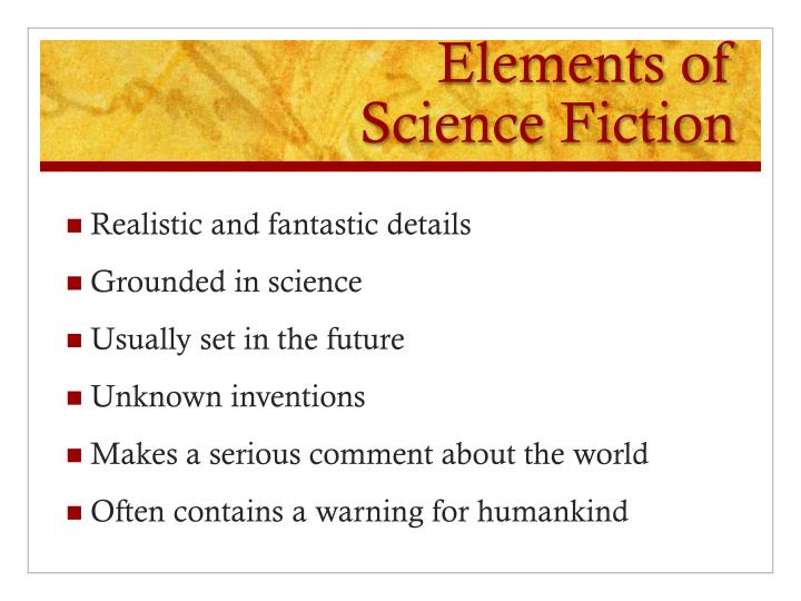 elements of fiction