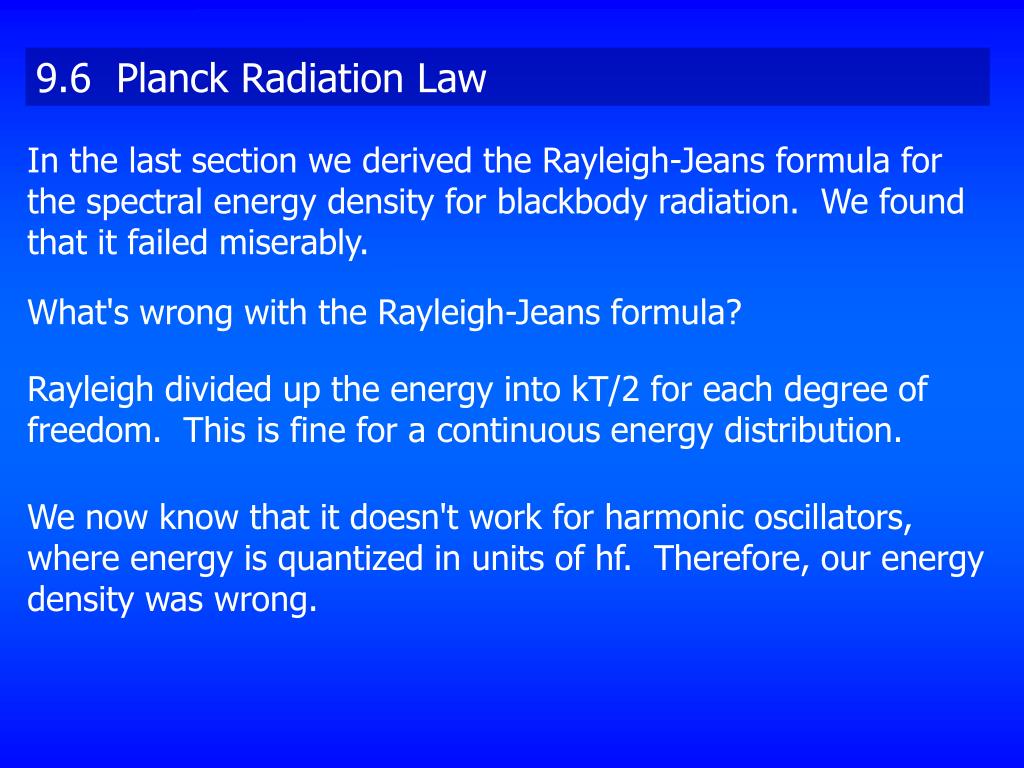 Planck's Hypothesis