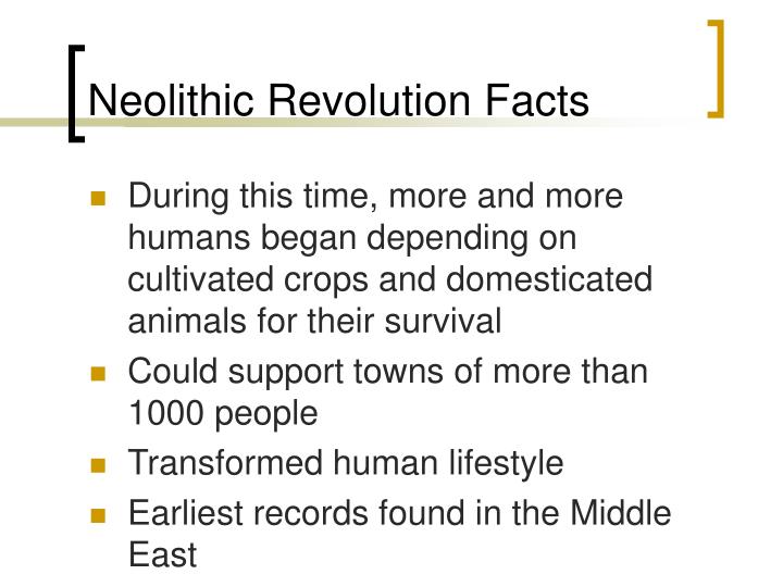 neolithic revolution importance