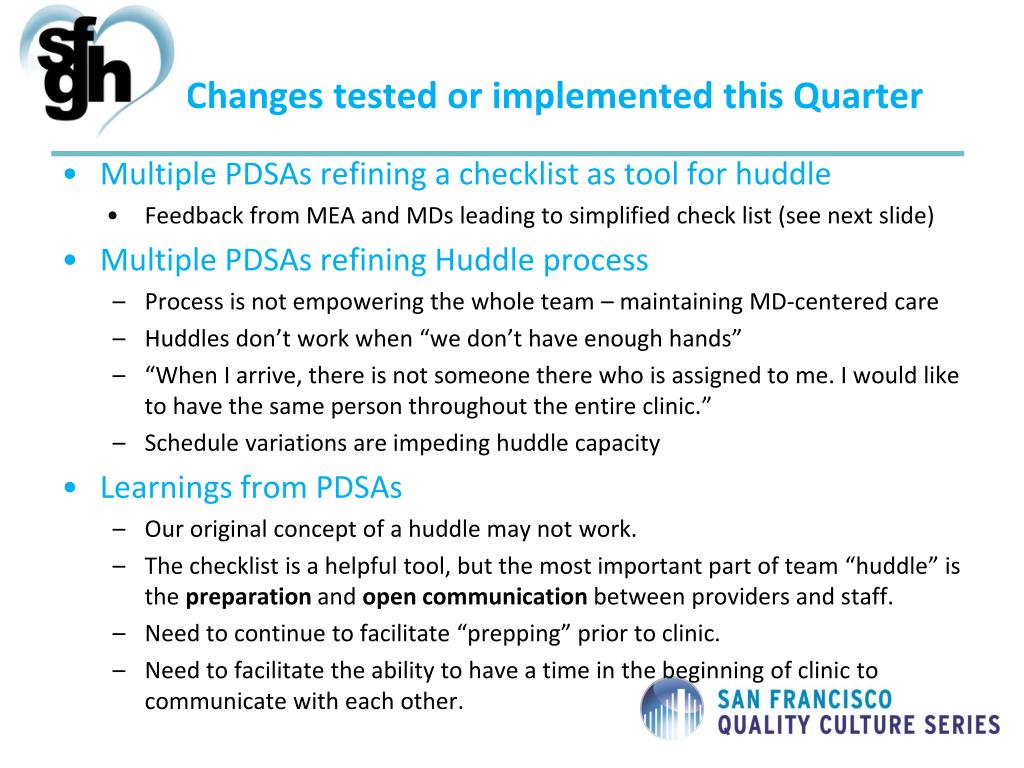 PPT SFGH Children’s Health Center Quarterly Report 2, September