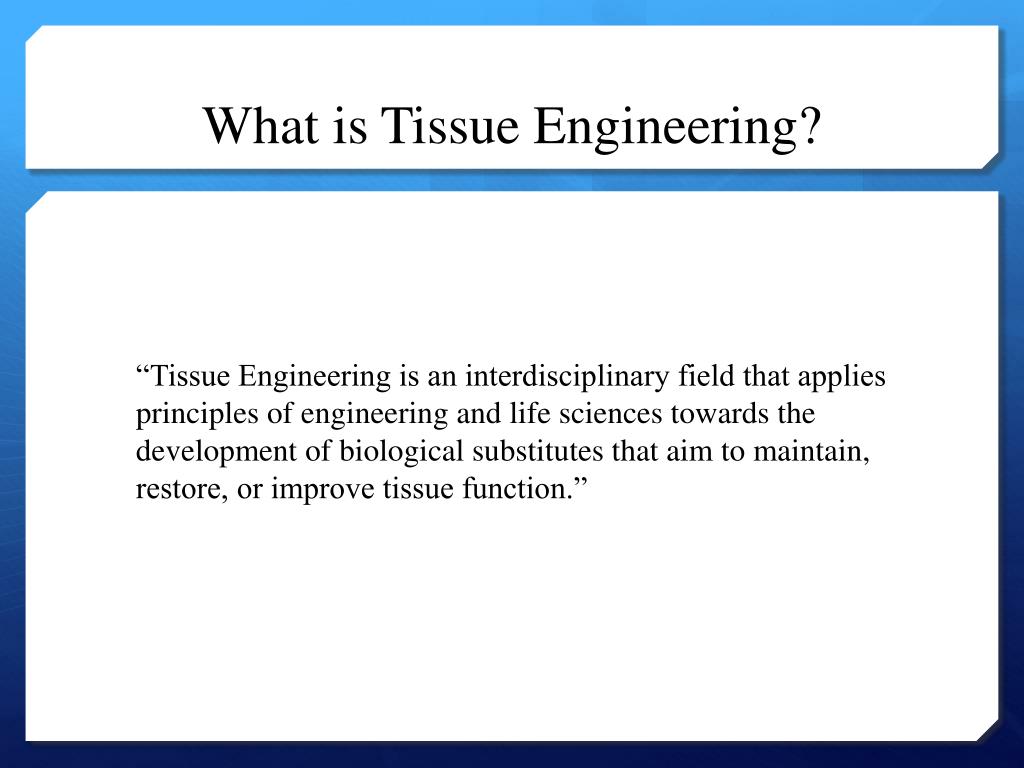 tissue engineering thesis title