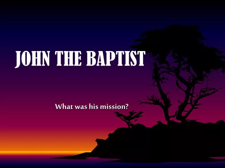 john the baptist n.