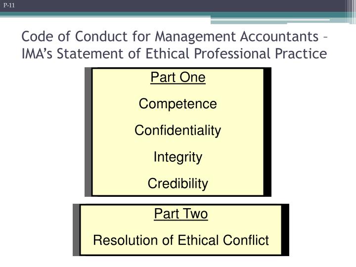 ima statement of ethical practice ima statement of ethical practice