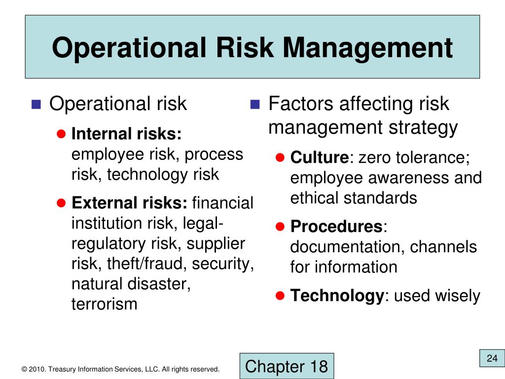 PPT - Financial Risk & Operations/ Insurance Risk Management Chapters 9 ...