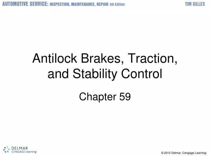 PPT Antilock Brakes, Traction, and Stability Control PowerPoint Presentation ID1707559