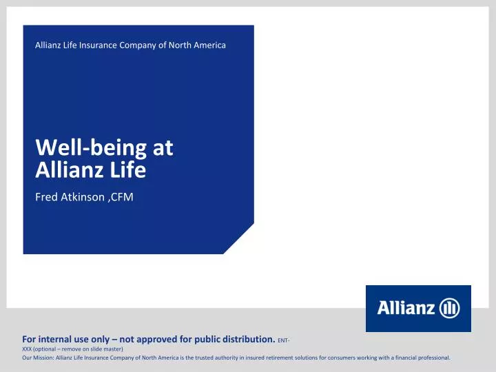 PPT - Well-being at Allianz Life PowerPoint Presentation, free download ...