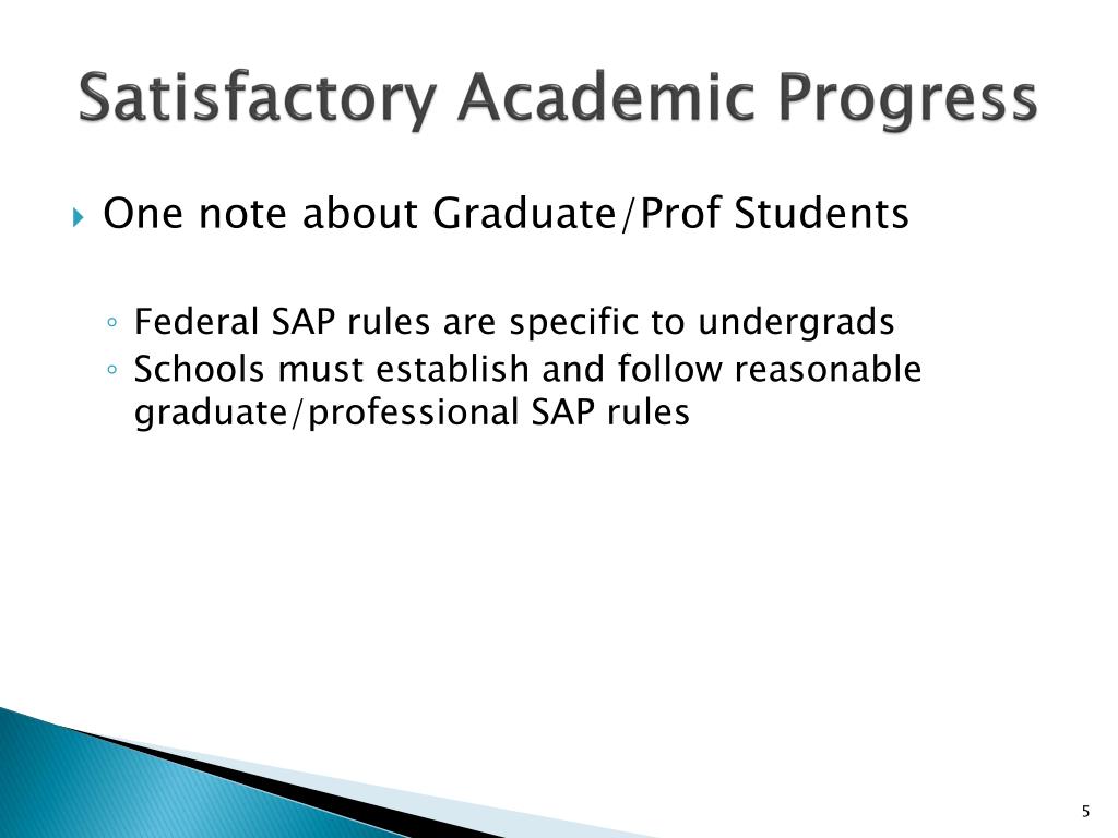 satisfactory academic progress powerpoint presentation