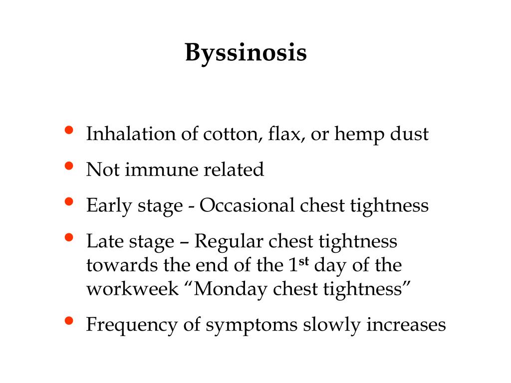 PPT Occupational Lung Diseases Hypersensitivity Pneumonitis