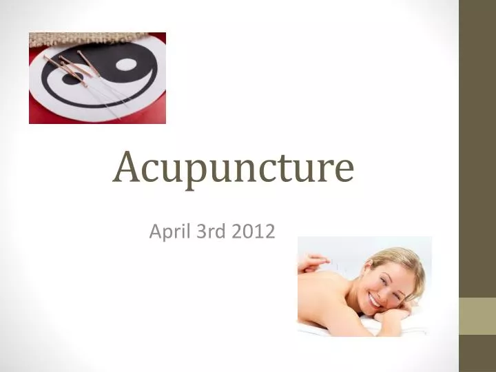 acupuncture n.