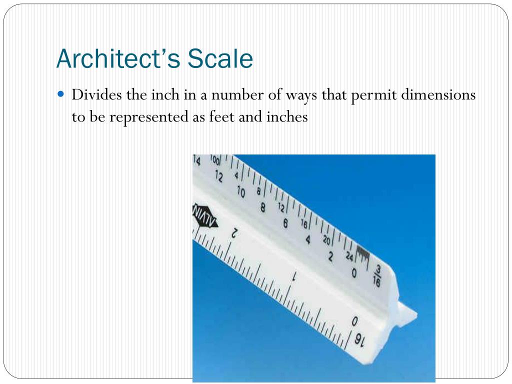 architect scale notation architect scale notation