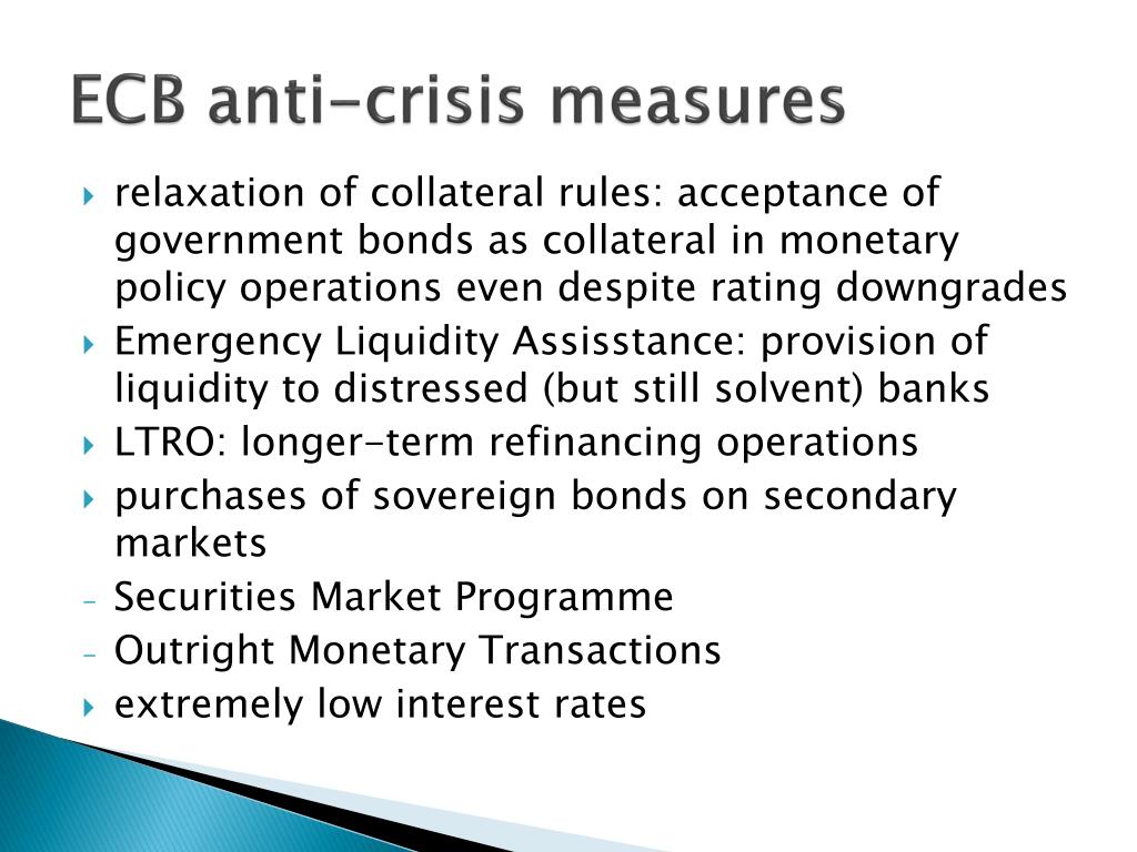 PPT - Monetary Law and Monetary Policy 10. Crisis in the euro area ...
