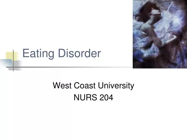 eating disorder n.