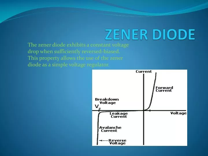 PPT - ZENER DIODE PowerPoint Presentation, free download - ID:1709212