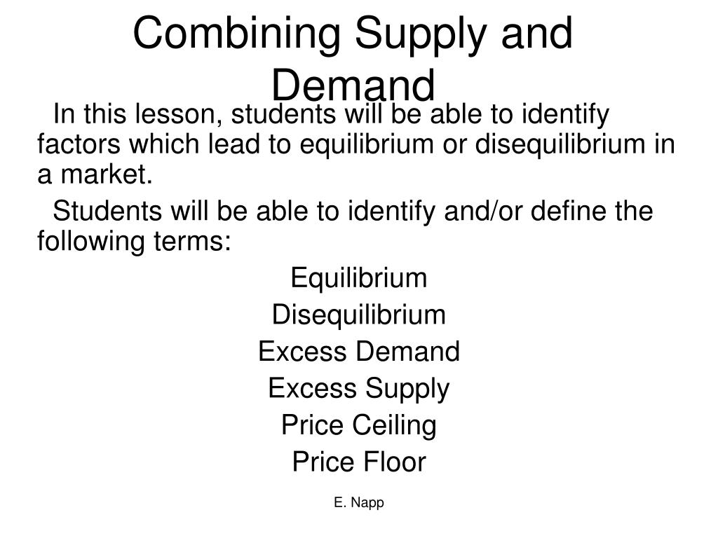 Ppt Combining Supply And Demand Powerpoint Presentation