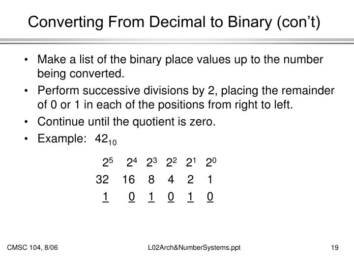 PPT - Machine Architecture and Number Systems PowerPoint Presentation ...