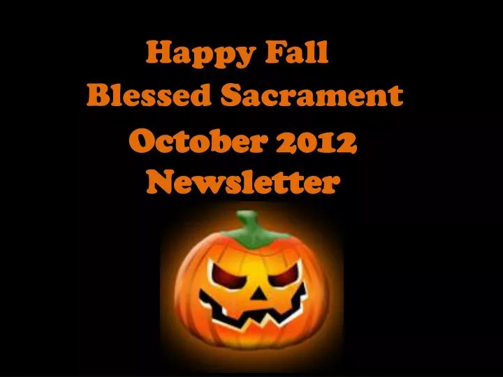 october 2012 newsletter n.