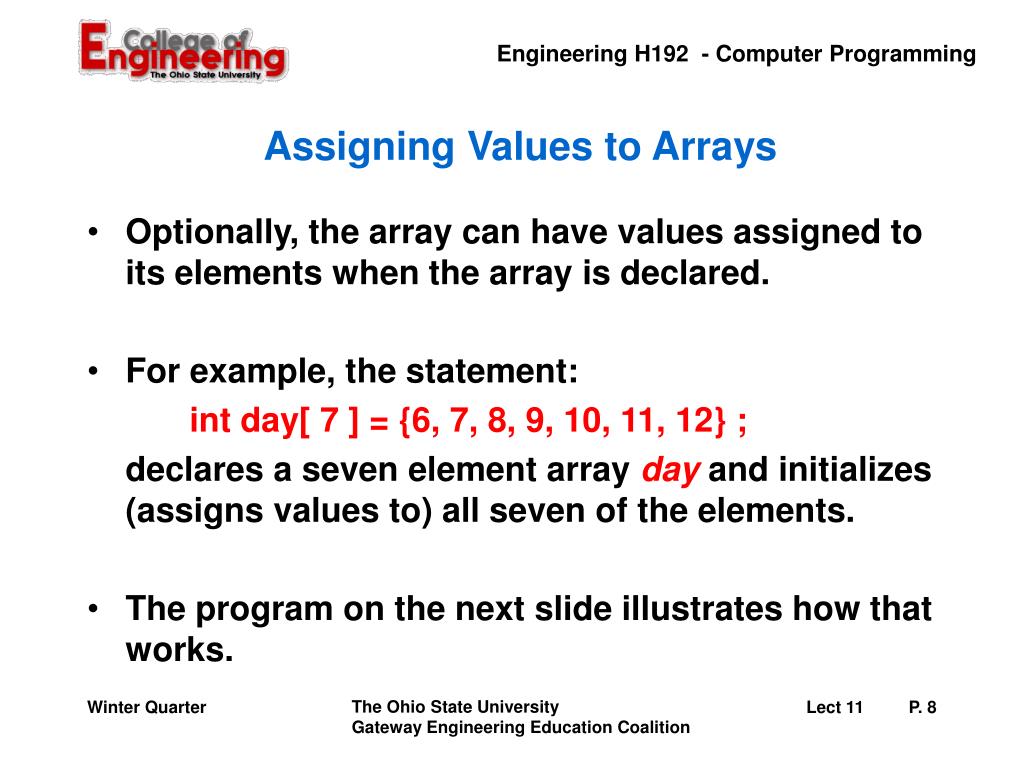 PPT - Arrays PowerPoint Presentation, free download - ID:1711599 image.