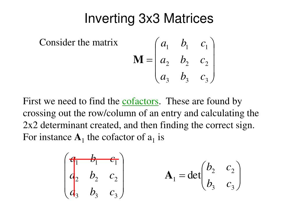 investing 3x3 matrix