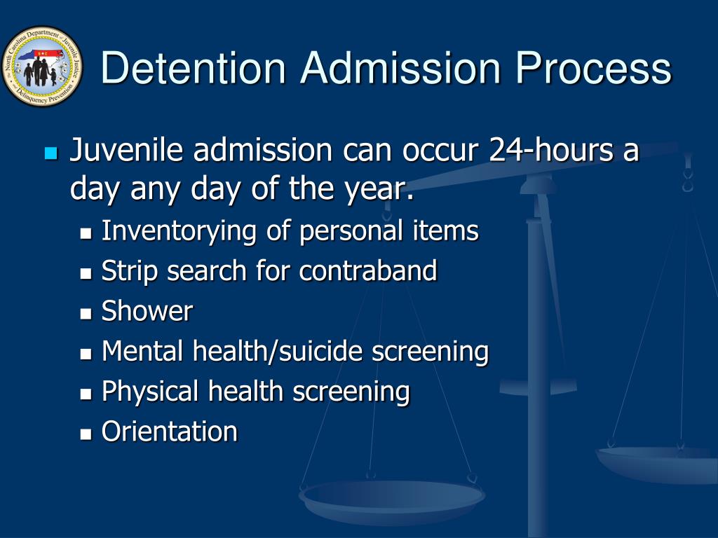 Detention Intake Process PPT - Facility Services: Overview and Strategic Direction Kathy Dudley ...