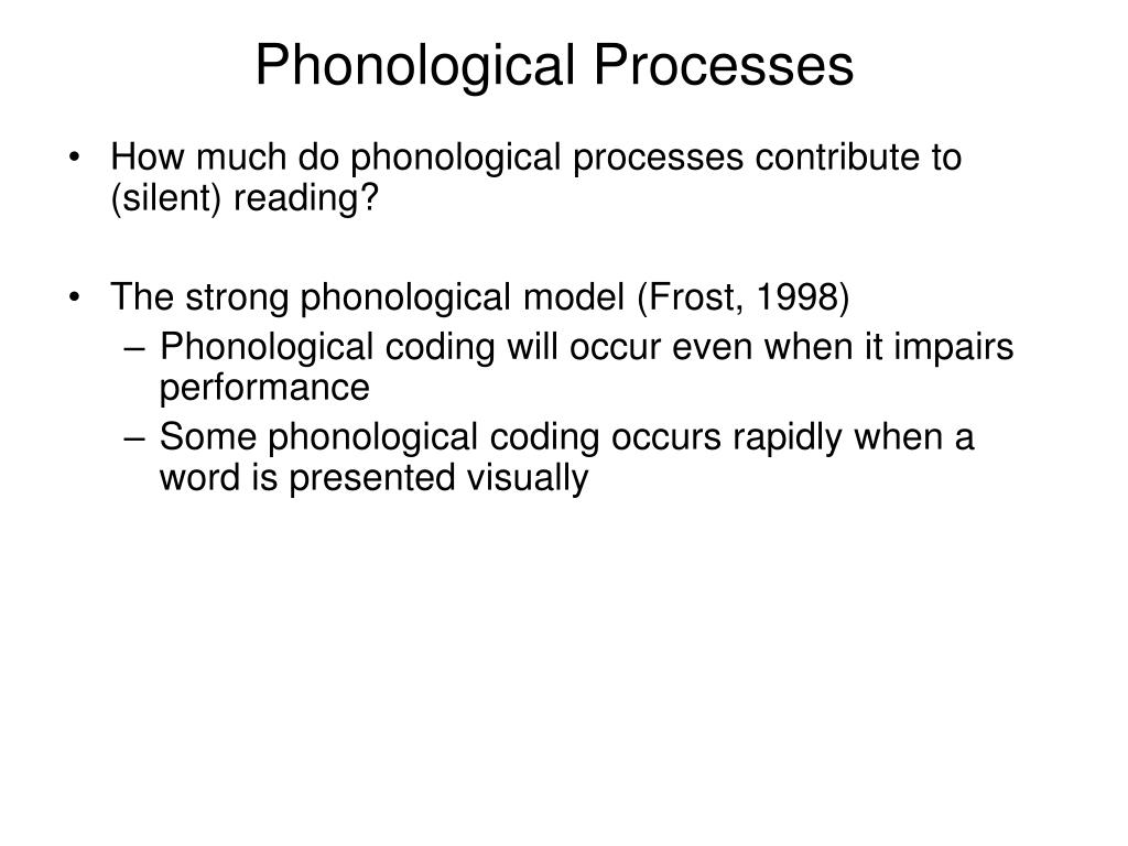 definition of phonological processes