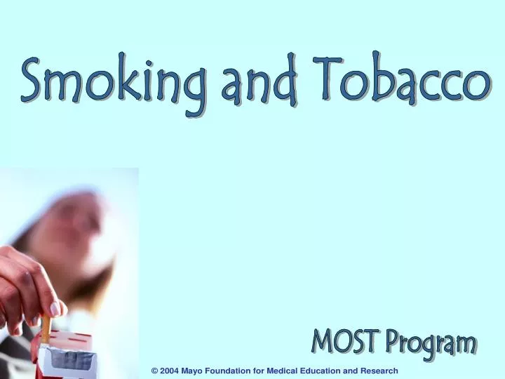 PPT - Smoking and Tobacco PowerPoint Presentation, free download - ID ...