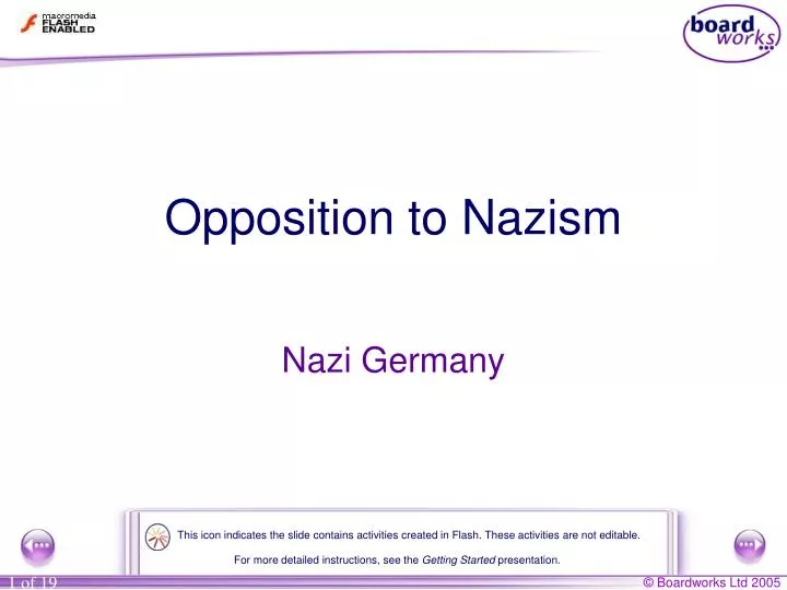 opposition to nazism n.