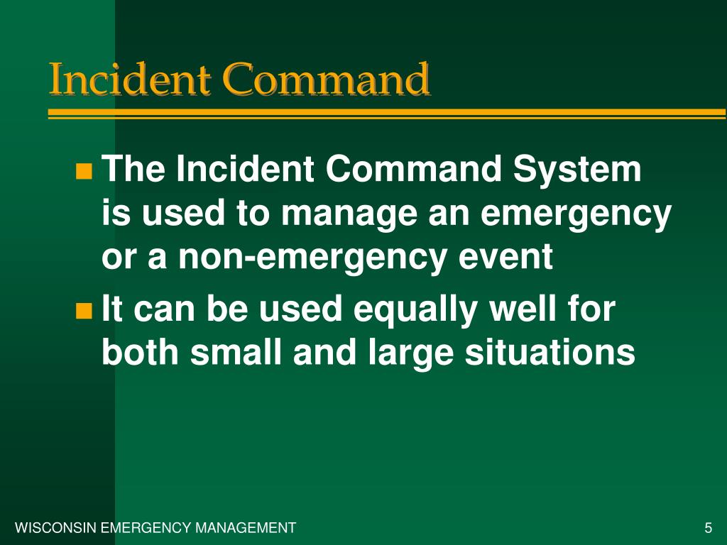 PPT - The Incident Command System PowerPoint Presentation, free ...