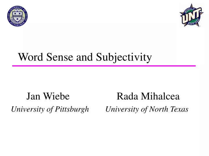 word sense and subjectivity n.