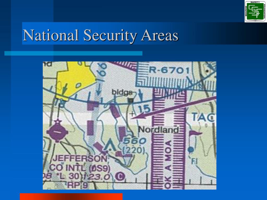 National Security Area Sectional Chart