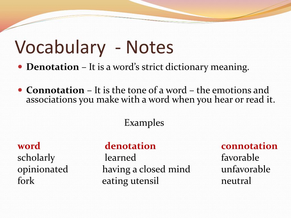Meaning of word groups. Vocabulary Notes. Denotation connotation примеры. Denotation connotational meaning. Connotations of Words.